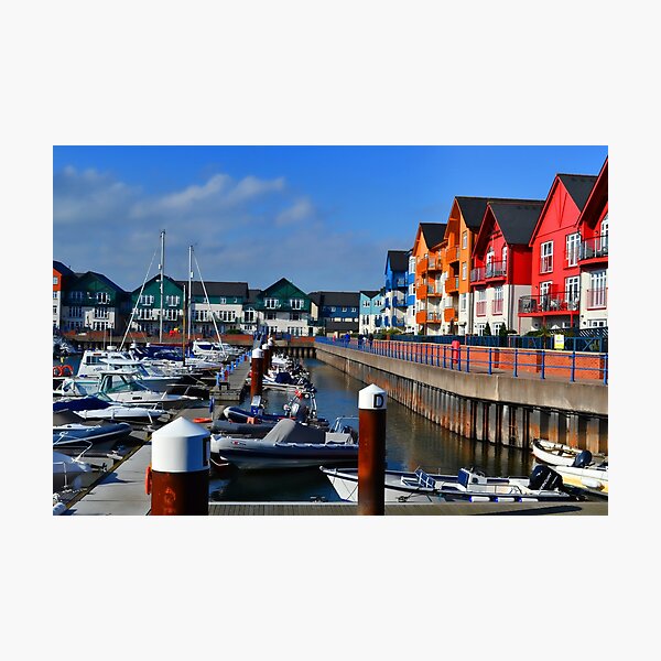 Item preview, Multi Colour Exmouth Marina... Exmouth Devon UK designed and sold by lynn carter.