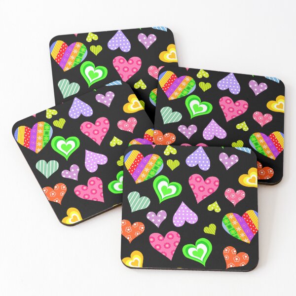 Item preview, cute hearts color designed and sold by M-A-E.