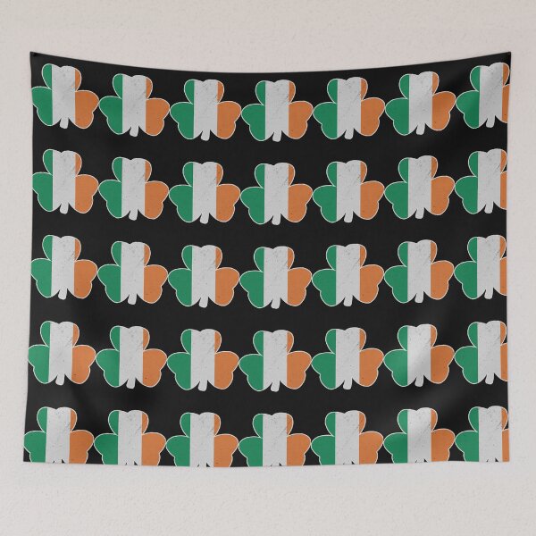 Item preview, Irish Flag and Clover - fun St. Patrick's Day Shirt designed and sold by hardscuffle.