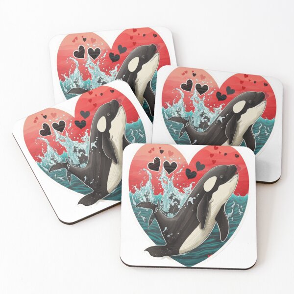 Item preview, Orca Is My Valentine designed and sold by laurateamart.