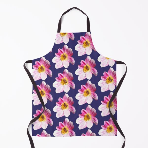 Item preview, Pattern - bee on flower - dark blue background designed and sold by DrAgonPhotos.