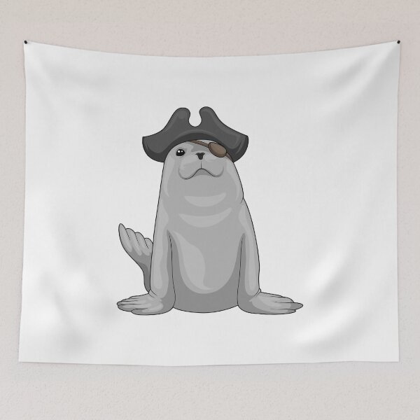 Item preview, Seal Pirate Eyepatch designed and sold by Snabdesign84.