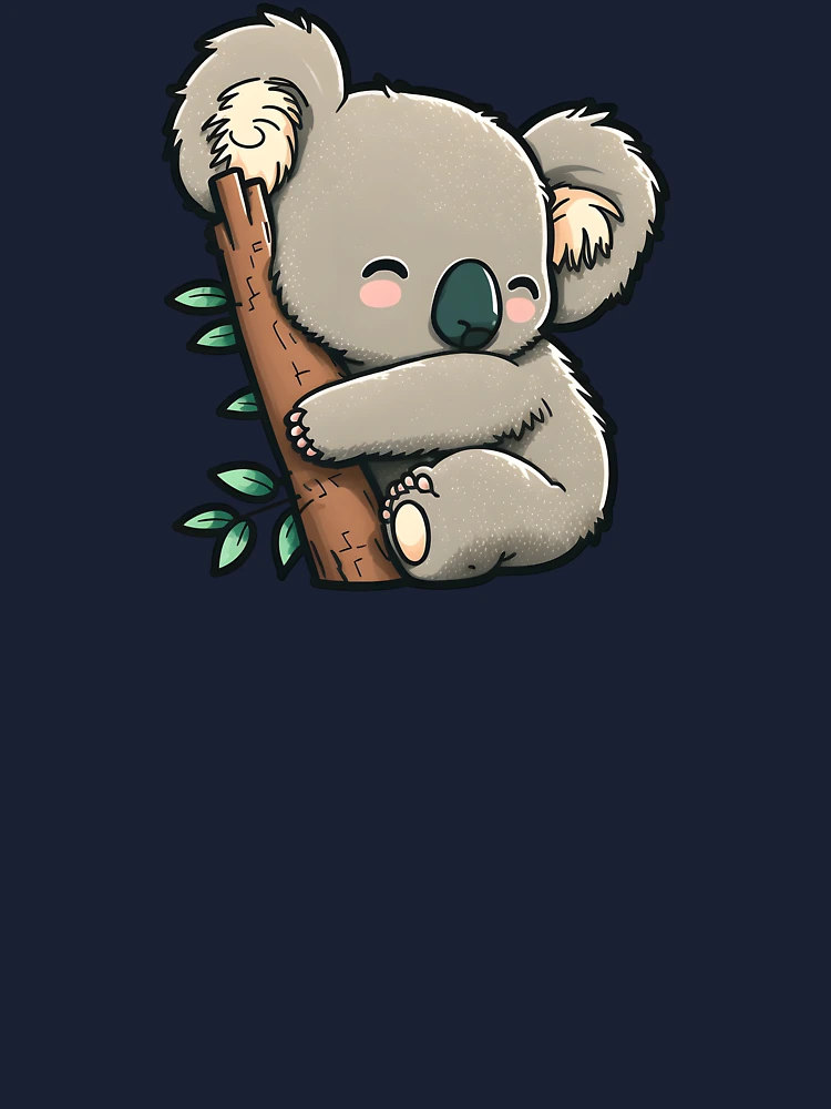 Cute koala hugging a branch with love Kids T-Shirt for Sale by