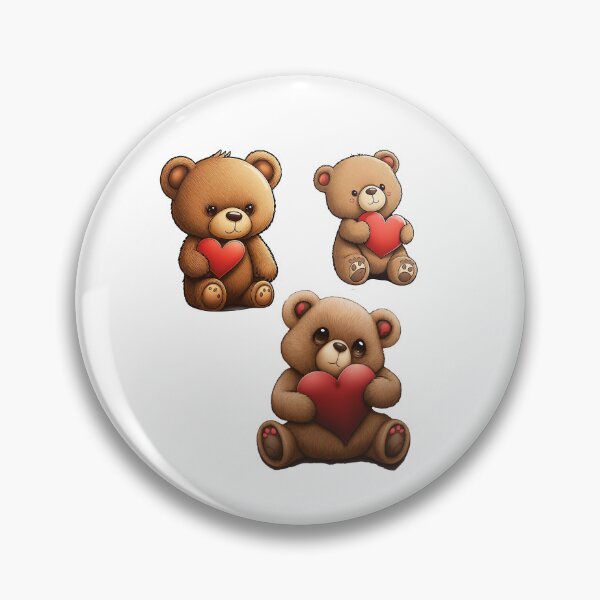 Item preview, Sticker Pack of Cute and tender Teddy Bears sharing some love. designed and sold by MrLacarte.