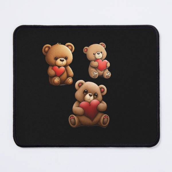 Item preview, Sticker Pack of Cute and tender Teddy Bears sharing some love. designed and sold by MrLacarte.