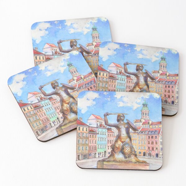 Item preview, City landscape Warsaw Poland designed and sold by Slieptsovaart.
