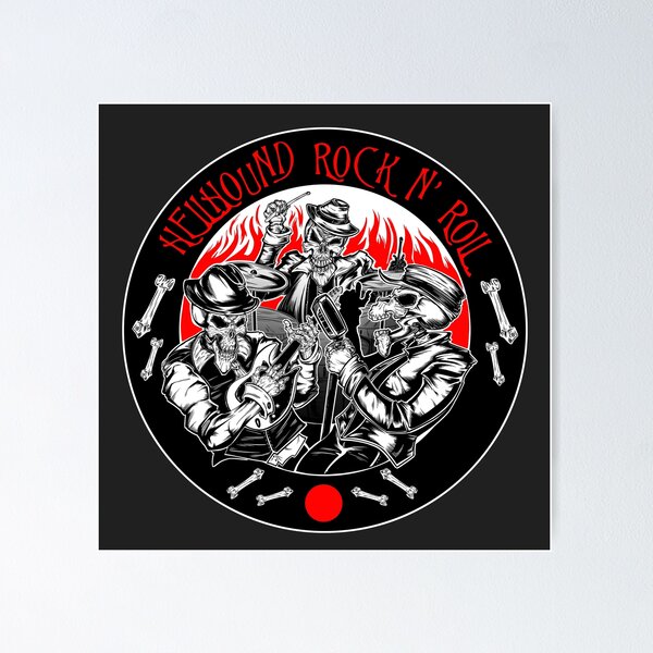 Item preview, Hellhound Rock And Roll designed and sold by SinMagellan.