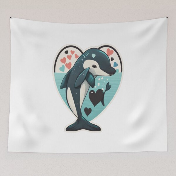 Item preview, Orca Is My Valentine designed and sold by laurateamart.