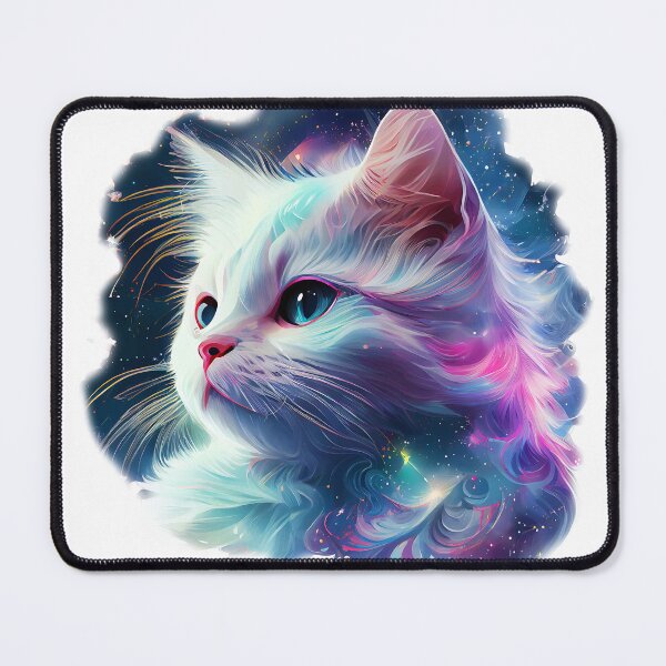 Item preview, Cosmic White Kitty designed and sold by WilderMinds.