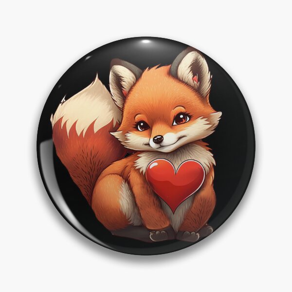 Item preview, Cute baby fox sharing some love. designed and sold by MrLacarte.
