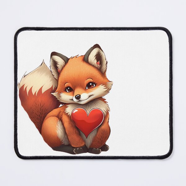 Item preview, Cute baby fox sharing some love. designed and sold by MrLacarte.