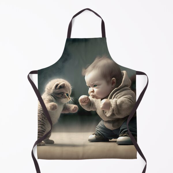 Item preview, Furry Friends: A Battle of Wits Between a Kitten and an Infant designed and sold by Digital-Dreamer.