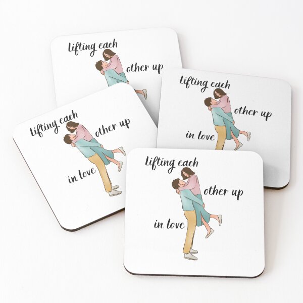 Item preview, Lifting each other up, in love - Newly engaged couple, Leveled Up To Fiance, Soon To Be Weds, Valentine's Day designed and sold by craftymilenials.