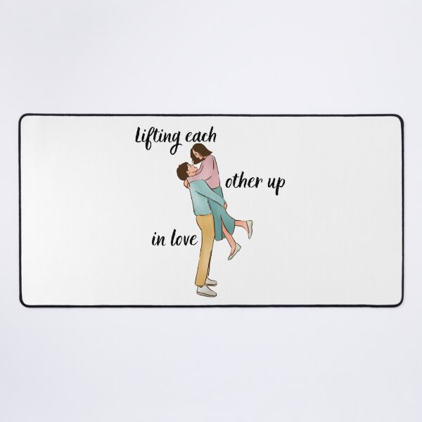 Item preview, Lifting each other up, in love - Newly engaged couple, Leveled Up To Fiance, Soon To Be Weds, Valentine's Day designed and sold by craftymilenials.