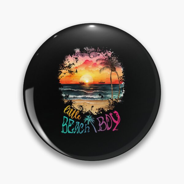 Item preview, Little Beach Boy Summer Surfer Vibes designed and sold by Grimbart.