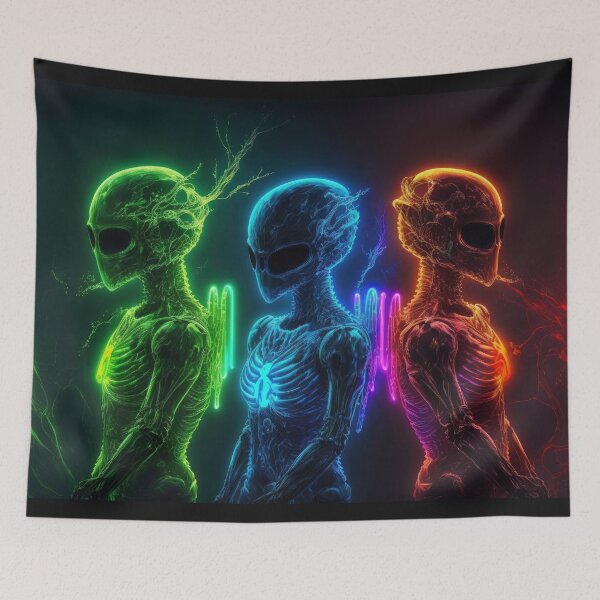 Item preview, The Neon Alien Crew designed and sold by JoeBurgett.