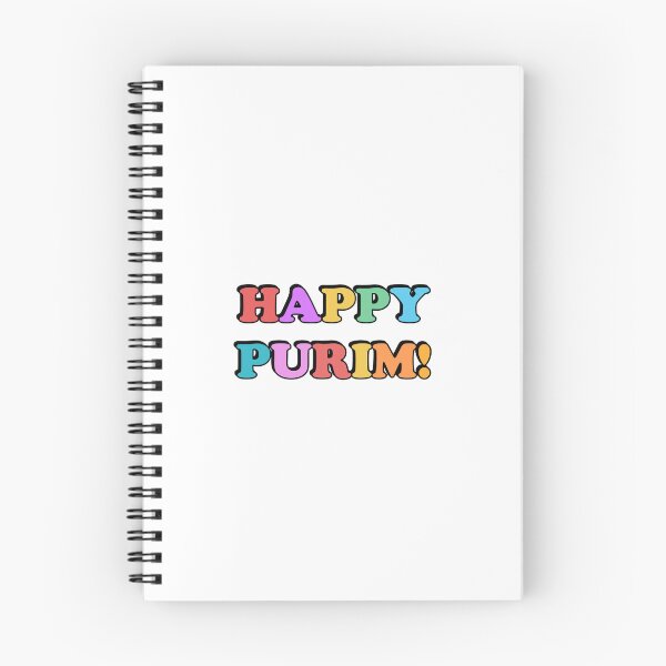 Item preview, HAPPY PURIM colorful letters designed and sold by Inspirationmotivation.