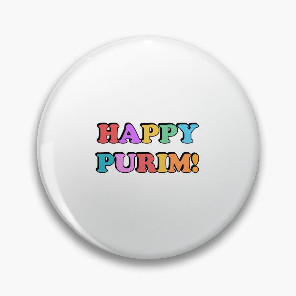 Item preview, HAPPY PURIM colorful letters designed and sold by Inspirationmotivation.