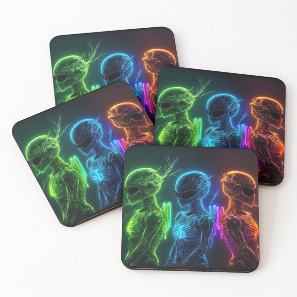 Item preview, The Neon Alien Crew designed and sold by JoeBurgett.
