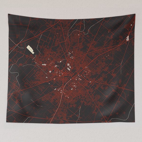 Item preview, Faisalabad City Map of Punjab, Pakistan - Vector designed and sold by deMAP.