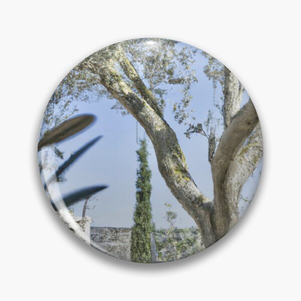Item preview, An olive tree in a mediterranean garden. designed and sold by Cakenetic.
