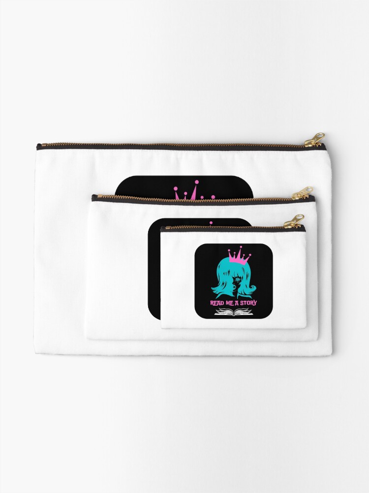 Thumbnail 2 of 4, Zipper Pouch, Read Me A Story designed and sold by Rueandro.