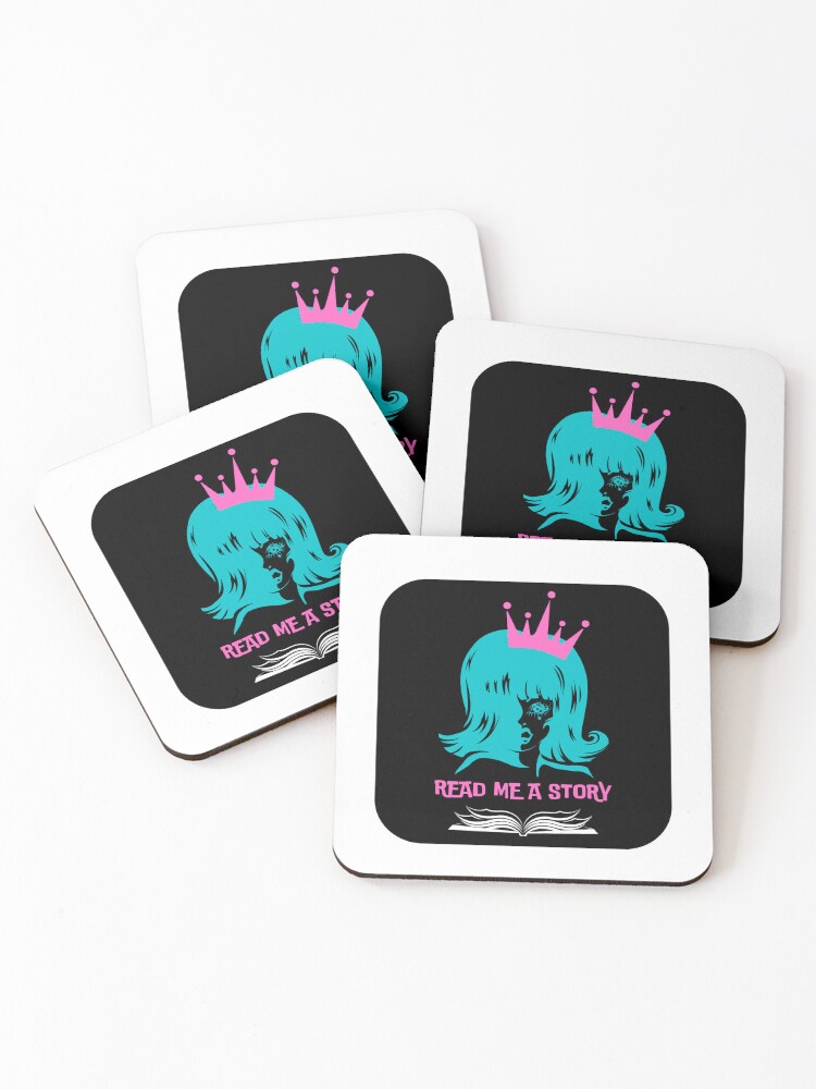 Thumbnail 1 of 5, Coasters (Set of 4), Read Me A Story designed and sold by Rueandro.
