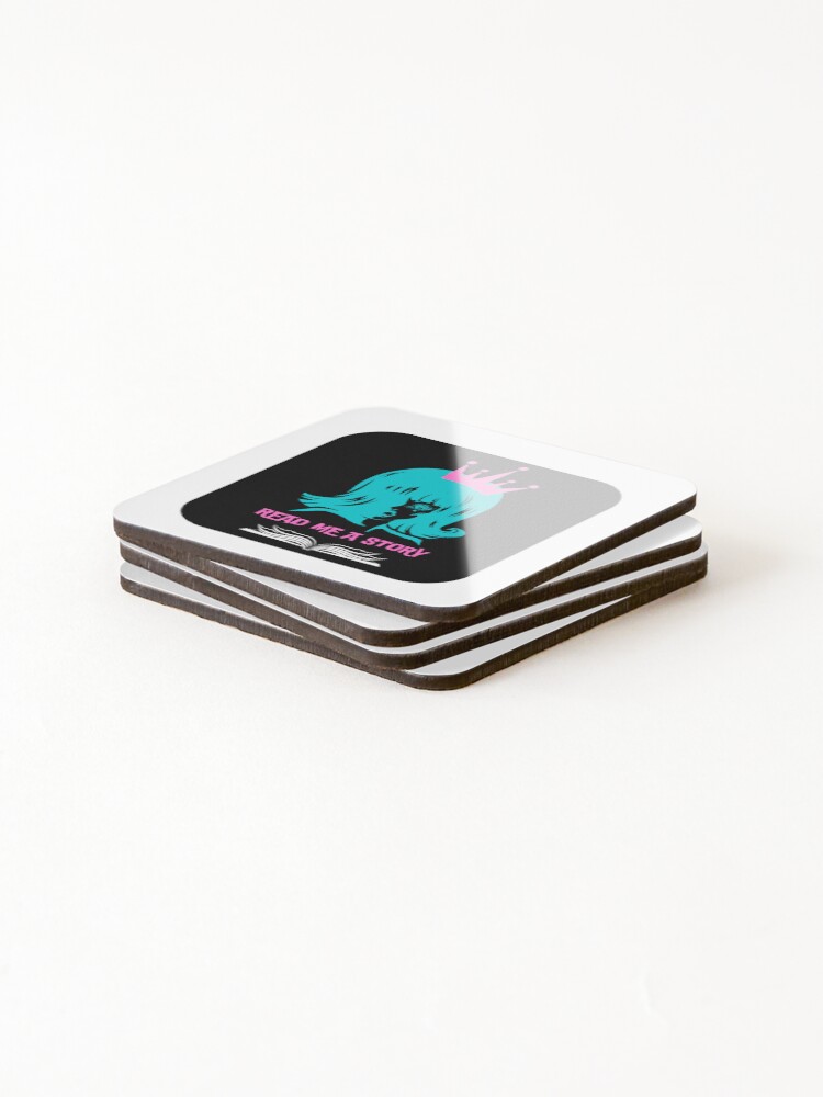 Thumbnail 4 of 5, Coasters (Set of 4), Read Me A Story designed and sold by Rueandro.