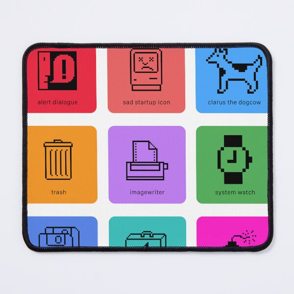 Item preview, classic Mac system 6 icons designed and sold by GeekShirts Shop.