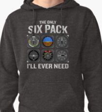 Funny Pilot Quote Cockpit Airplane Flight Intruments Pullover Hoodie