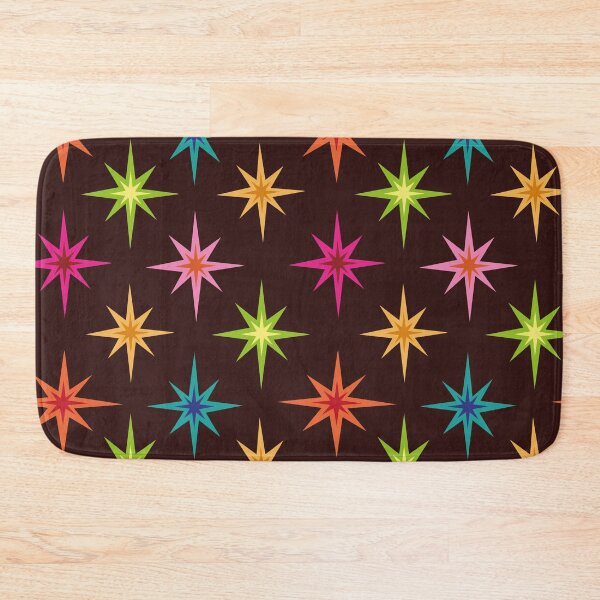 Item preview,  Colorful Mid Century Retro starbursts Pattern  designed and sold by Yasminepatterns .