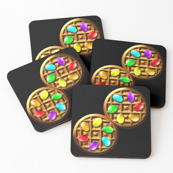 Item preview, Golden Infinity Waffles with Rainbow Candies designed and sold by FalcoSkyWolf.