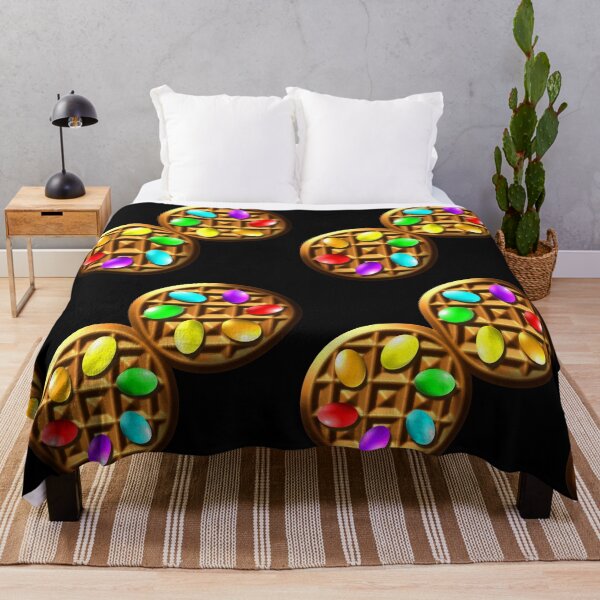 Item preview, Golden Infinity Waffles with Rainbow Candies designed and sold by FalcoSkyWolf.