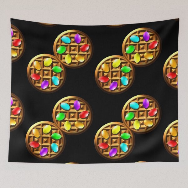 Item preview, Golden Infinity Waffles with Rainbow Candies designed and sold by FalcoSkyWolf.
