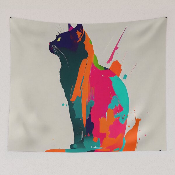 Item preview, Cat Minimalism: A Journey Through Art  designed and sold by Digital-Dreamer.