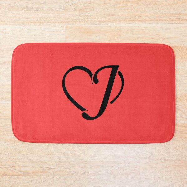 Item preview, Heart with letter J for name love valentines day, birth or wedding designed and sold by icebear22.