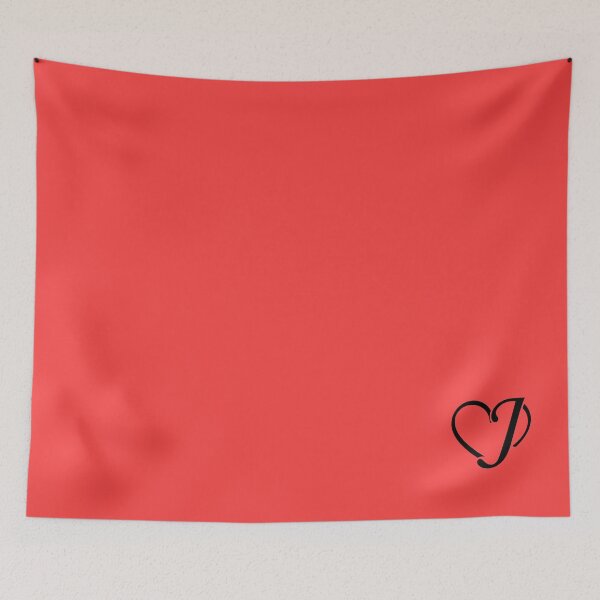 Item preview, Heart with letter J for name love valentines day, birth or wedding designed and sold by icebear22.
