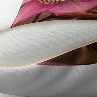 Alternate view of Christmas Rose Throw Pillow