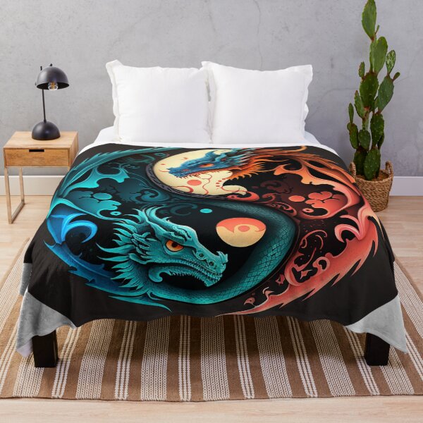 Item preview, Yin and yang dragon art designed and sold by Maryberry96.
