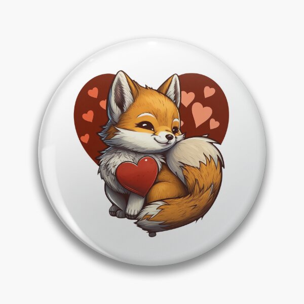 Item preview, Cute baby fox sharing some love. designed and sold by MrLacarte.