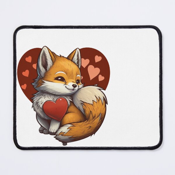 Item preview, Cute baby fox sharing some love. designed and sold by MrLacarte.