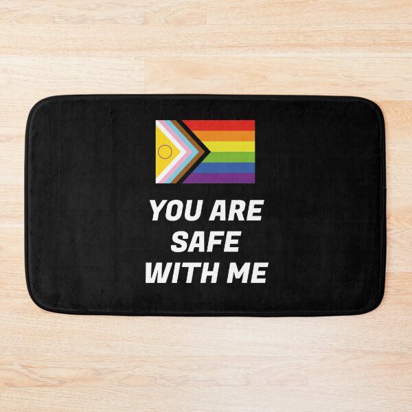 Item preview, Intersex Inclusive Pride Progress Flag - You Are Safe With Me - LGBT History Month designed and sold by Inspirationmotivation.