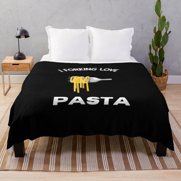 Item preview, I Forking Love Pasta - Funny Design designed and sold by RektRepublic.