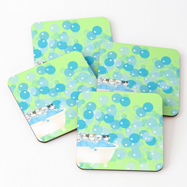 Item preview, Kittens in a bubble bath designed and sold by therapymama.