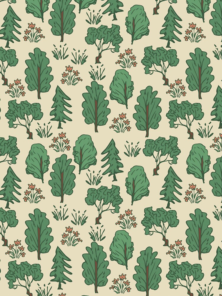 Thumbnail 4 of 4, iPhone Case, Tree pattern designed and sold by elyomys.