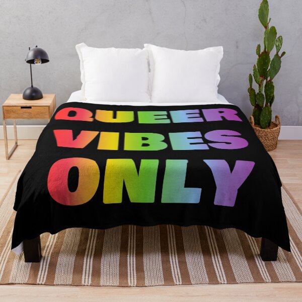 Item preview, Queer Vibes Only - LGBT History Month designed and sold by Inspirationmotivation.