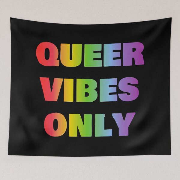 Item preview, Queer Vibes Only - LGBT History Month designed and sold by Inspirationmotivation.