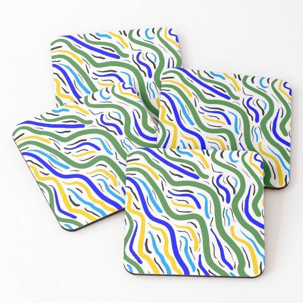 Item preview, Abstract Flow Pattern Sea Spray designed and sold by Mod Bloom.