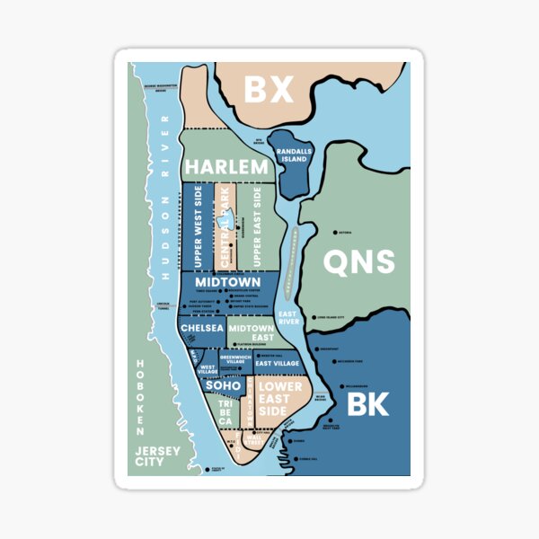 Item preview, Map of New York designed and sold by stevenlgonzalez.