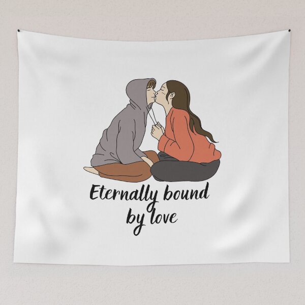 Item preview, Eternally bound by love  - Soon To Be Weds, Leveled Up To Fiance, Couple, Valentine's Day designed and sold by craftymilenials.